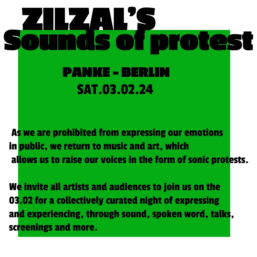 Zilzal's Sounds of Protest - Página frontal