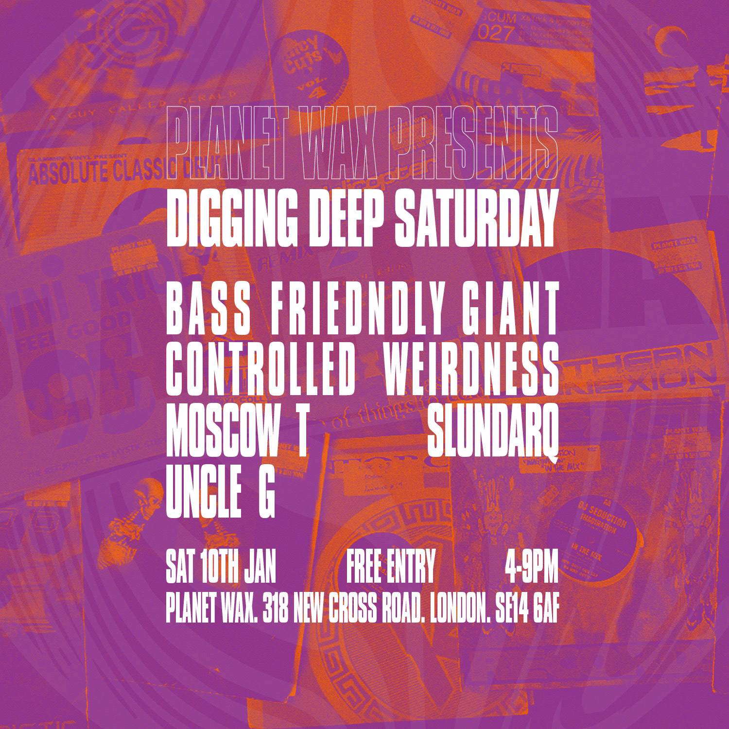 DIGGING DEEP at Planet Wax, London