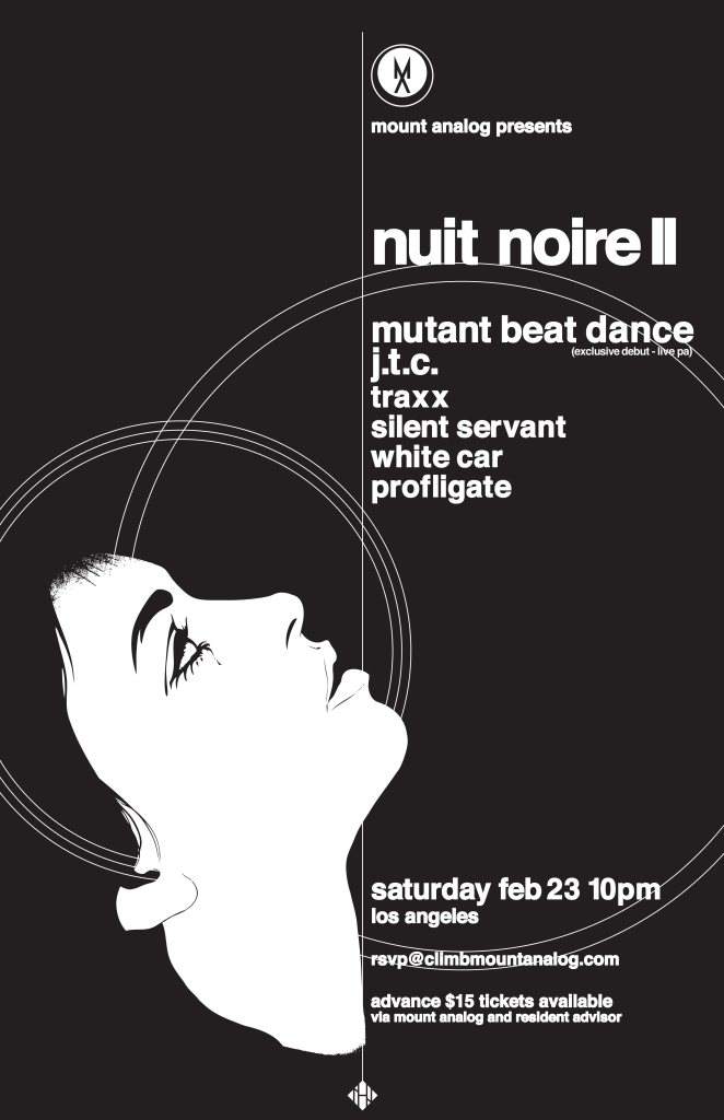 Nuit Noire II: Mutant Beat Dance, J.T.C., White Car, Silent Servant - Página frontal