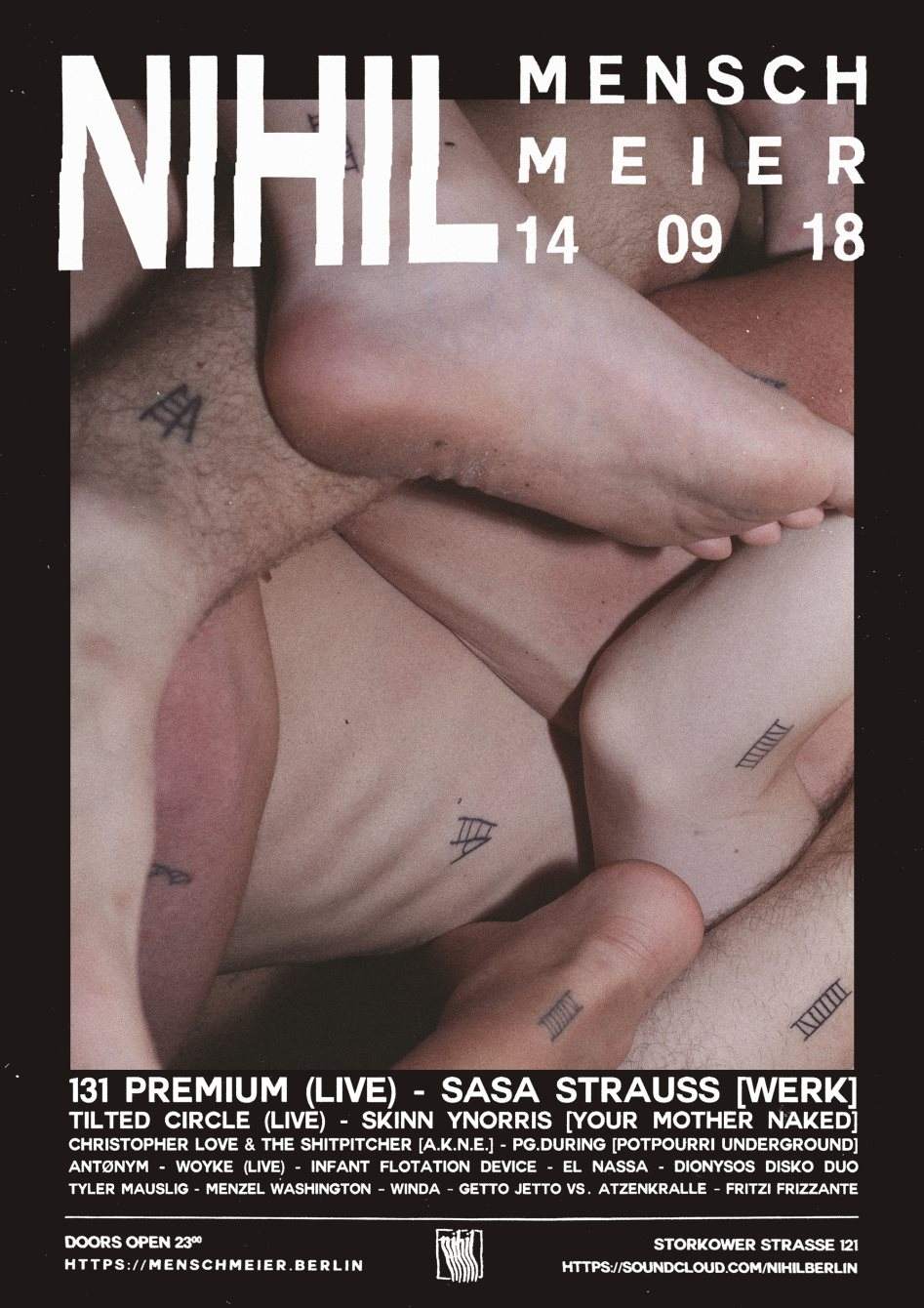 Nihil - XXV a Mensch Meier, Berlino