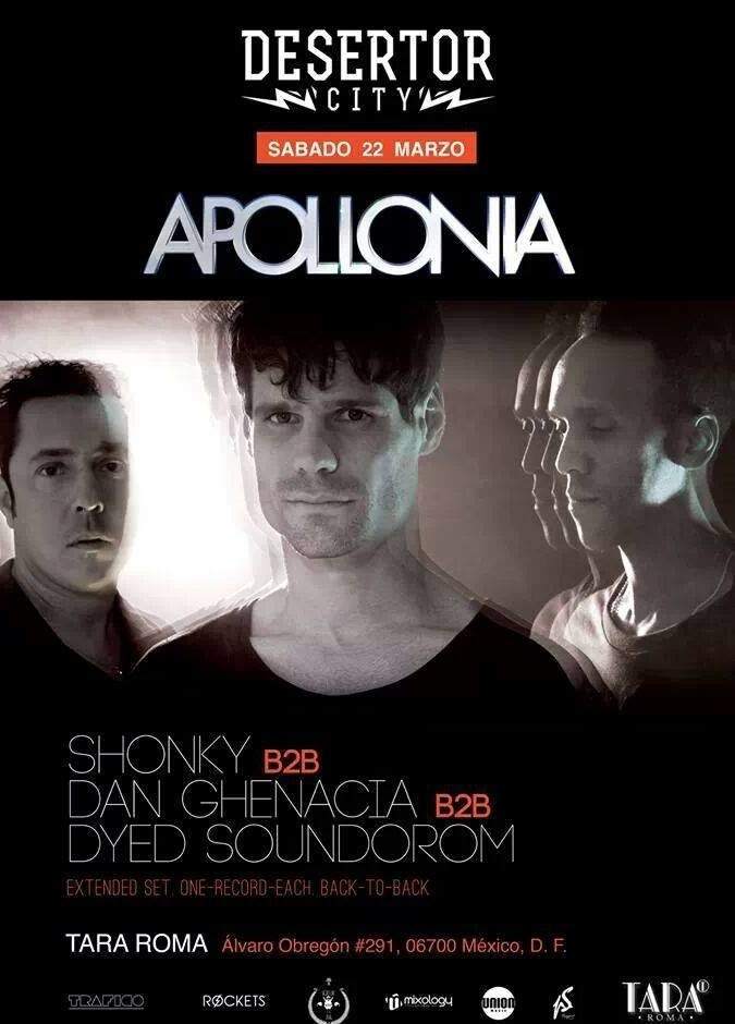 Apollonia - Desertor City - フライヤー表