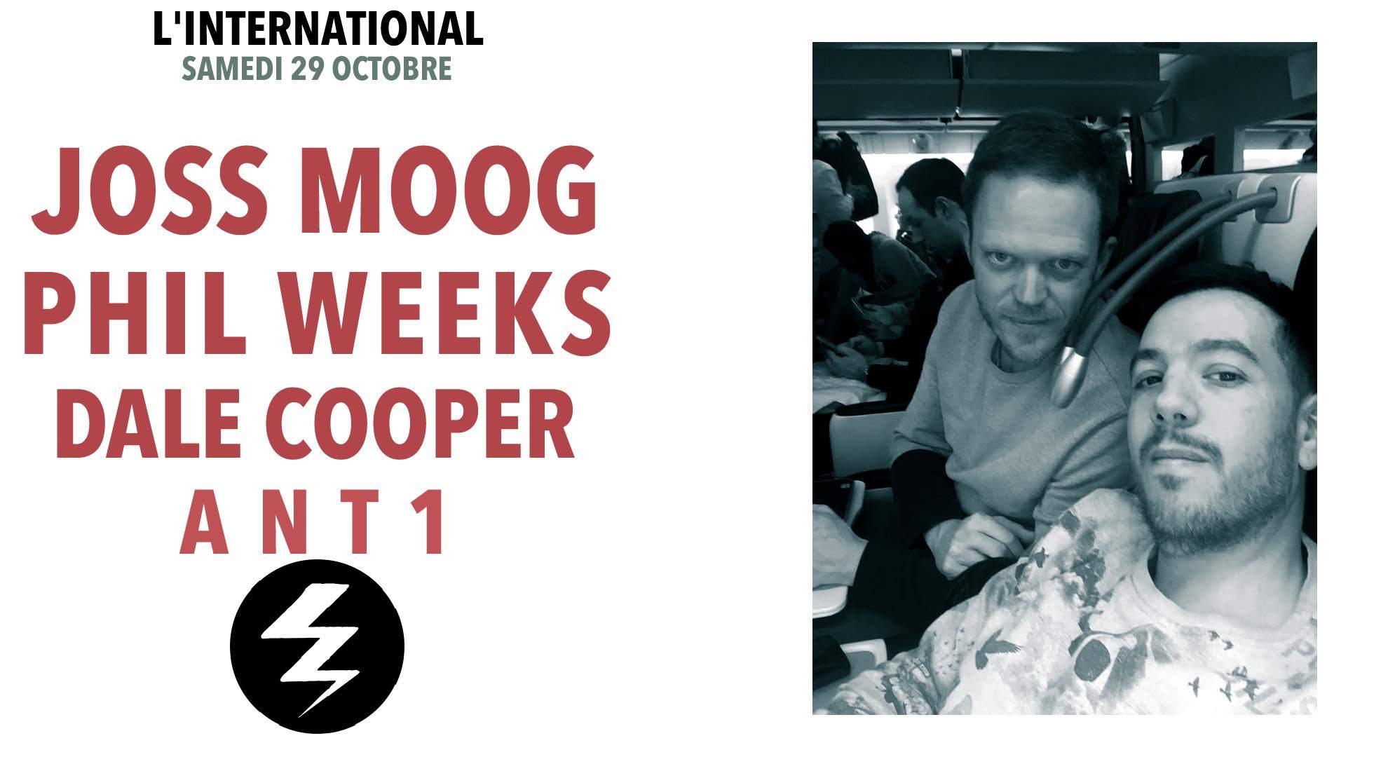Phil Weeks Joss Moog DALE COOPER Ant1 - フライヤー表
