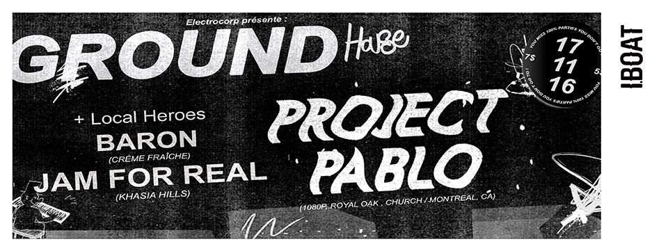 Ground: Project Pablo, Baron, Jam For Real - Página frontal