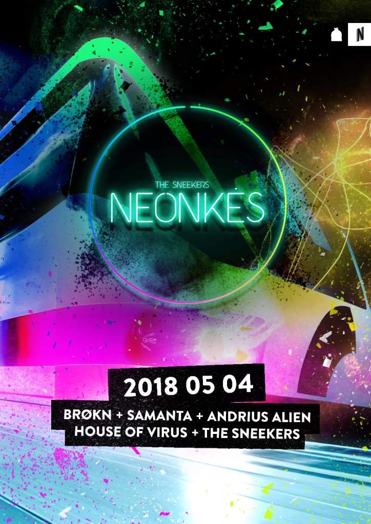 The Sneekers: Neonkės - フライヤー表