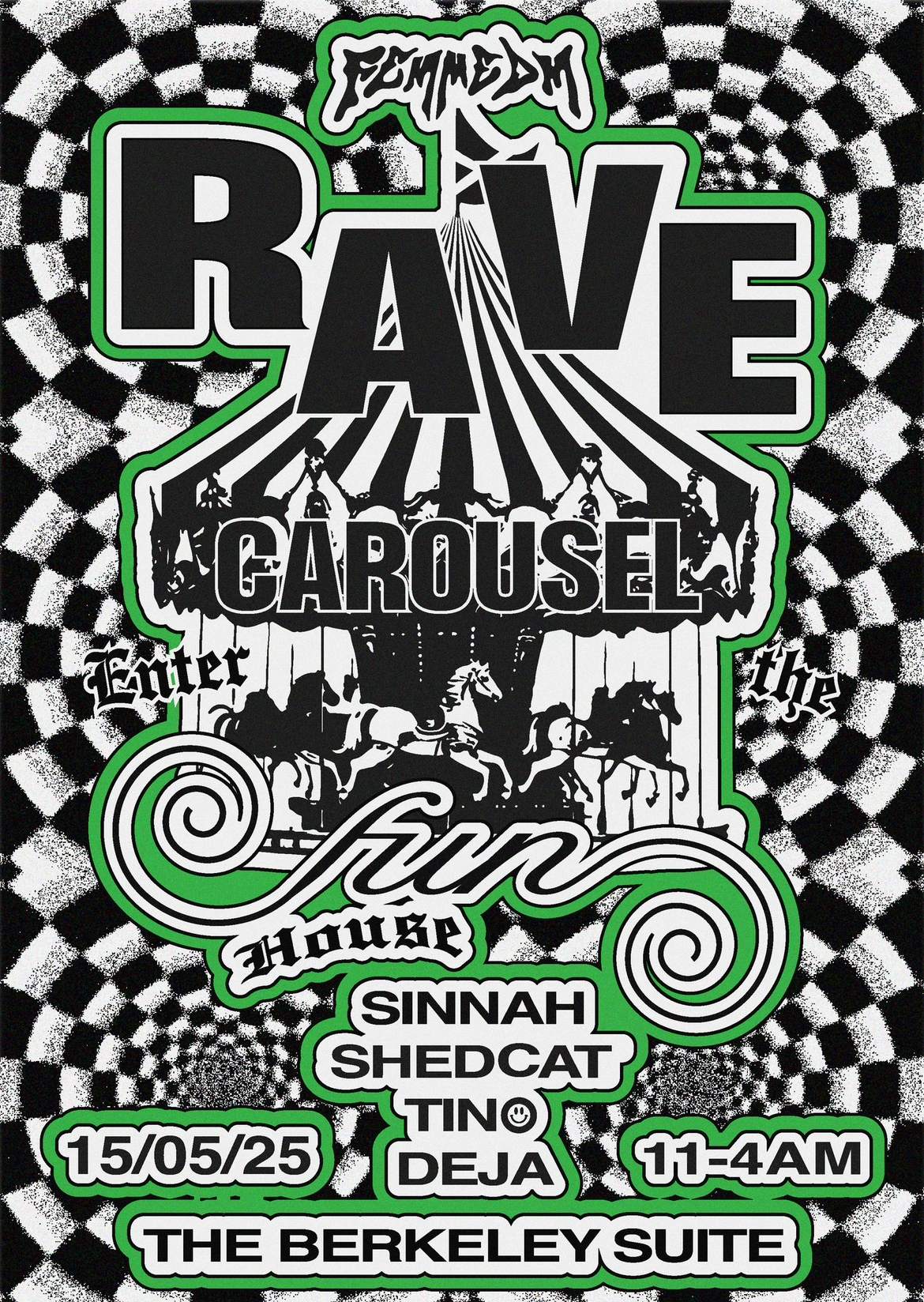 FemmeDM: THE RAVE CAROUSEL at The Berkeley Suite, Glasgow