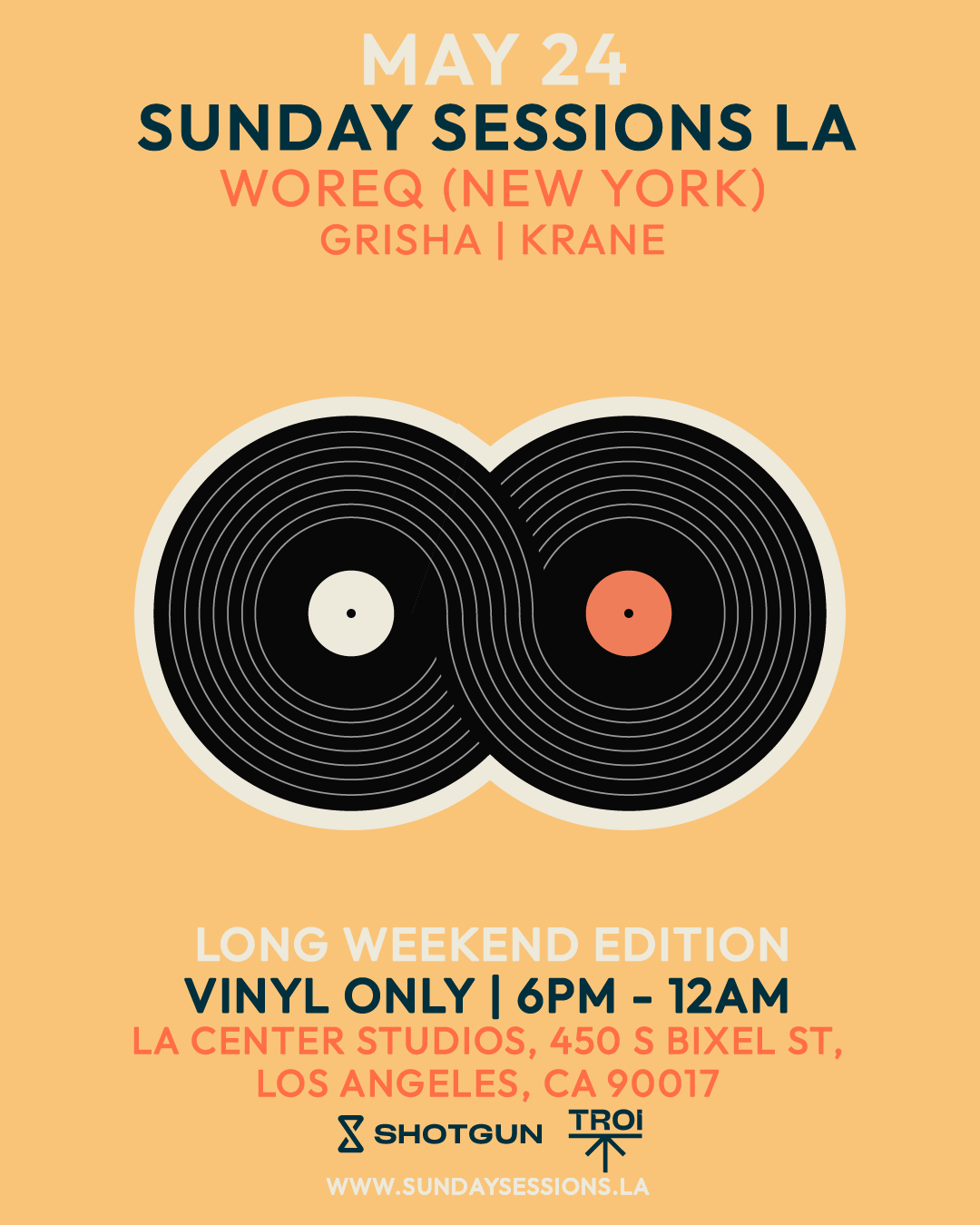 Sunday Sessions LA (Vinyl Only) Open Air at 450 S Bixel St, Los