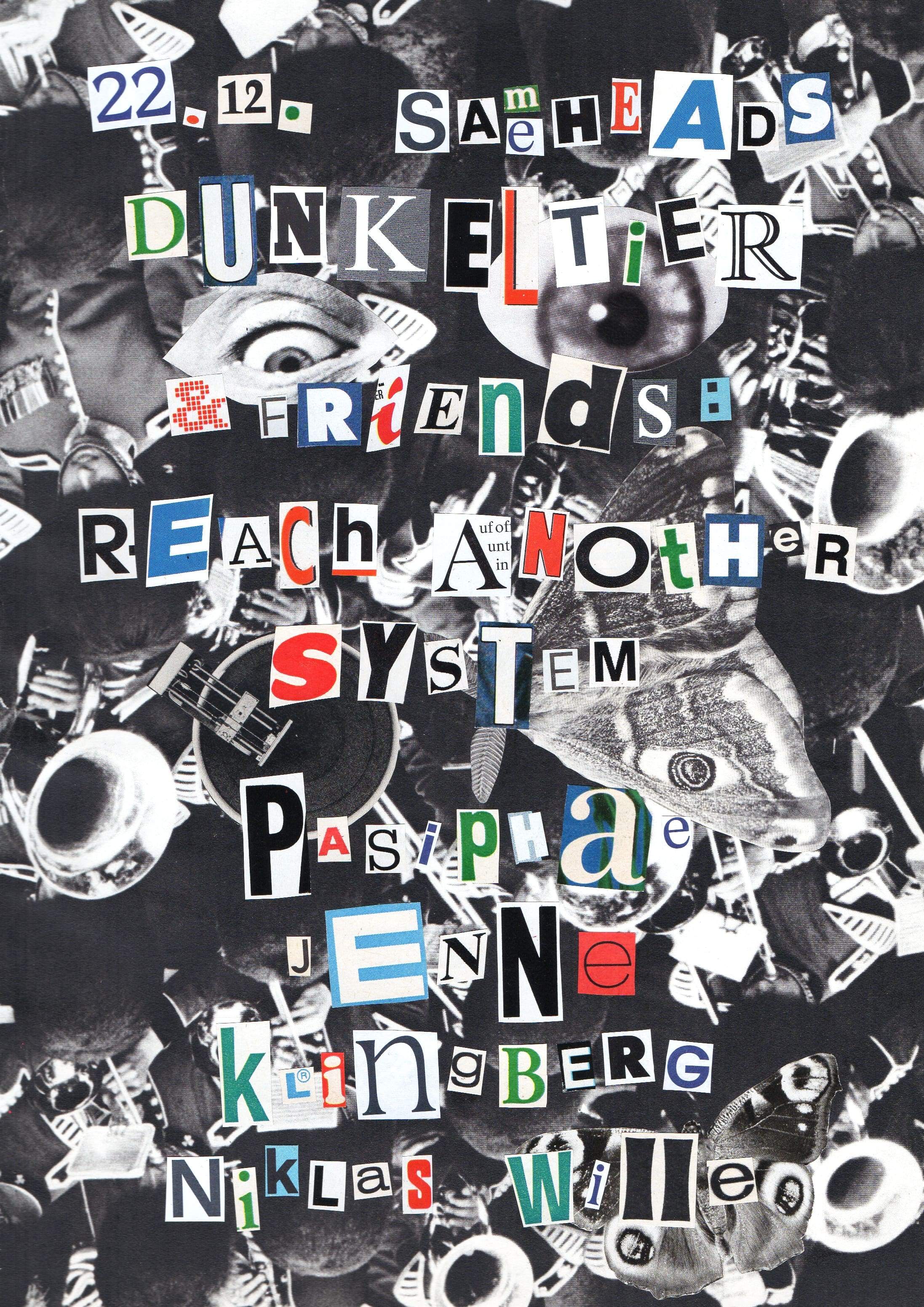 Dunkeltier & friends pres. Reach Another System - Página frontal