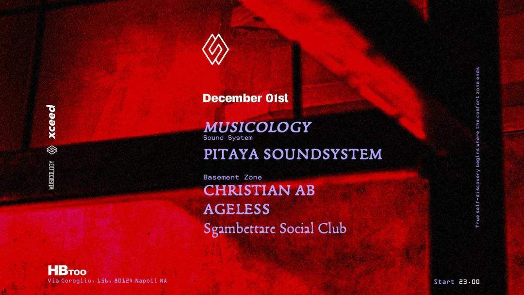 Comfort Zone w/ Pitaya Soundsystem, Christian AB,Ageless,Sgambettare Social Club  - フライヤー表
