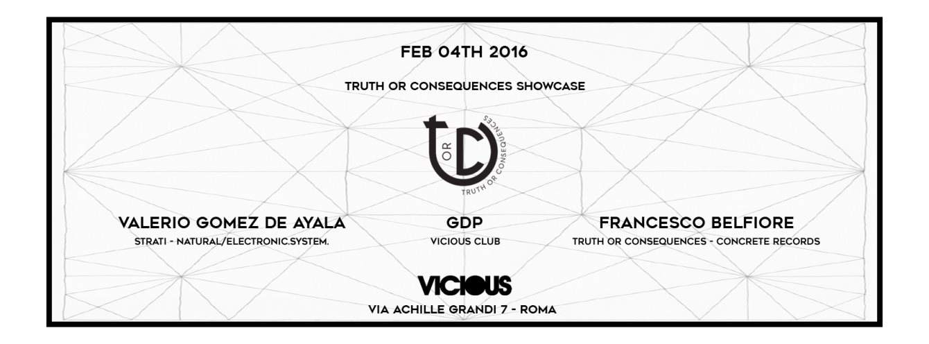 Truth or Consequences Showcase - Página frontal