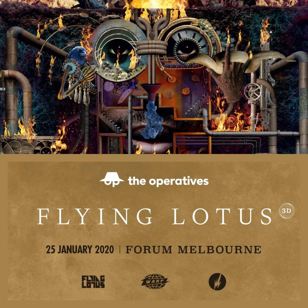 The Operatives present Flying Lotus 3D (Melbourne) - Página frontal