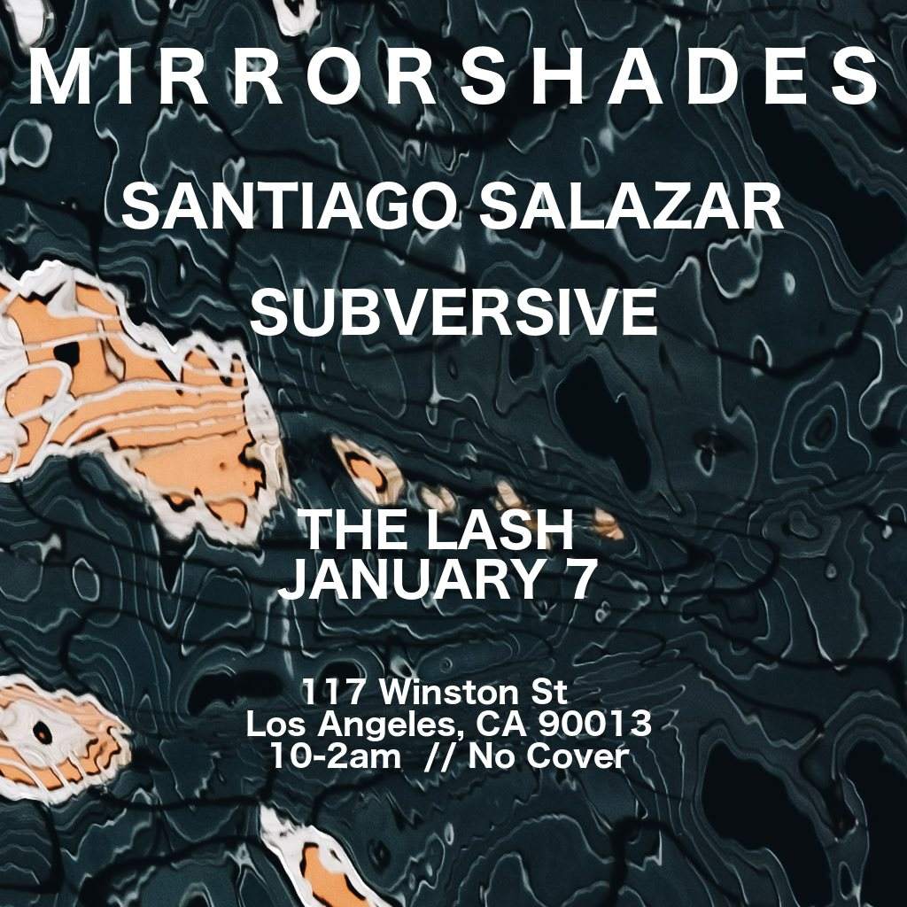 Mirrorshades - フライヤー表