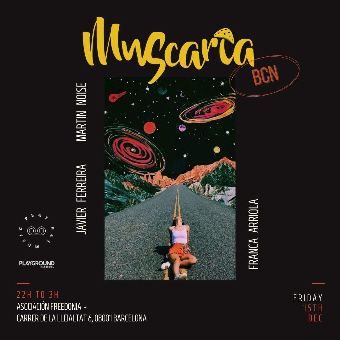 Muscaria #014 with Javier Ferreira + Martin Noise + Franca Arriola - Página trasera