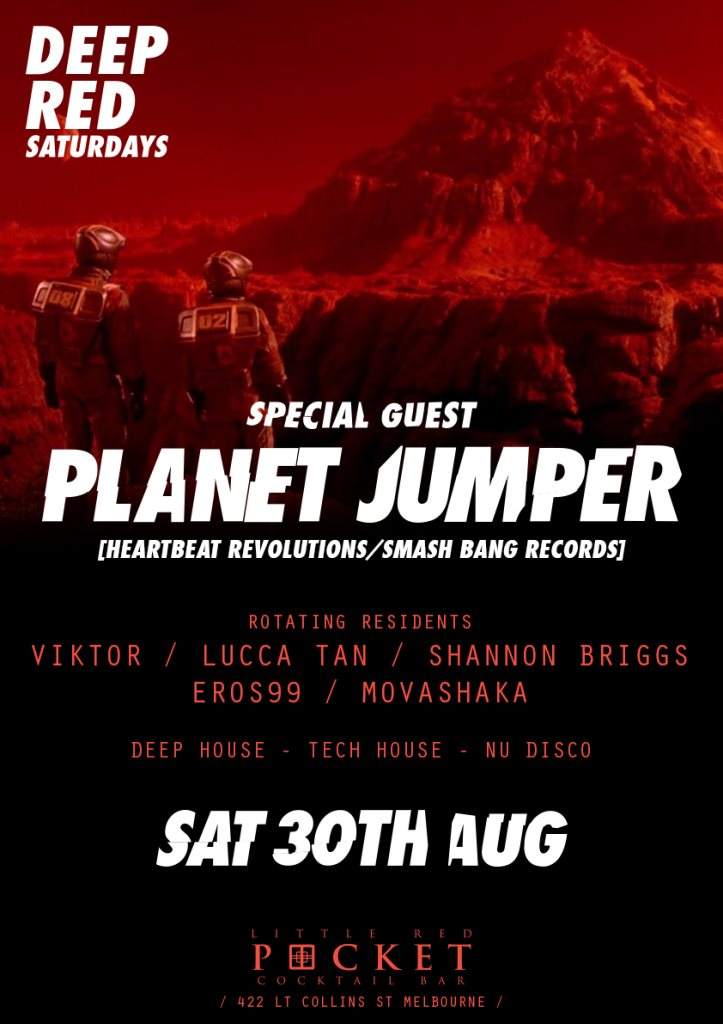 Deep Red Saturdays Feat. Planet Jumper - Página frontal