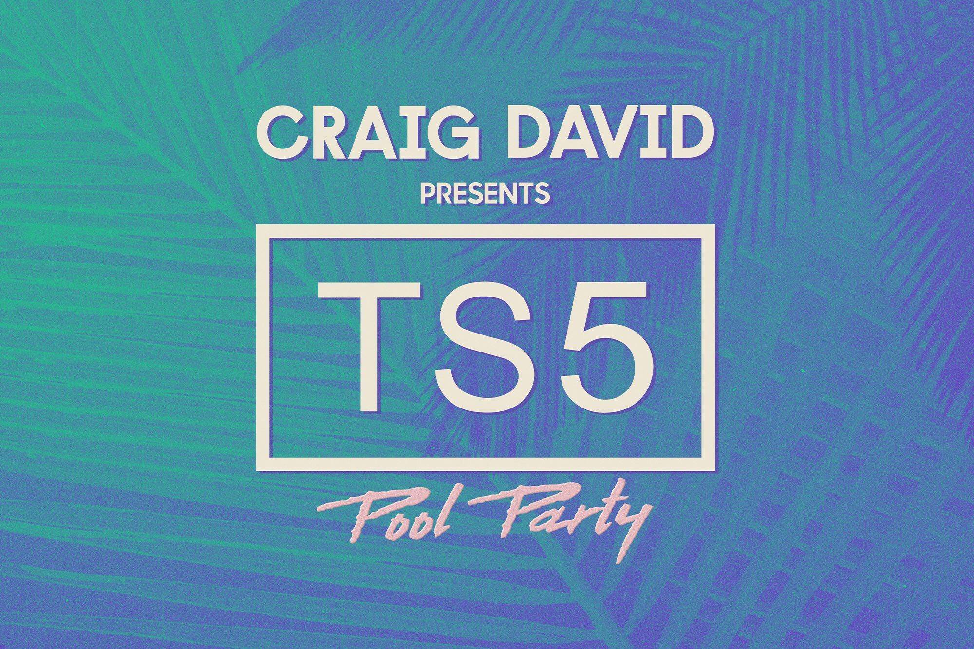 Craig David TS5 - フライヤー表