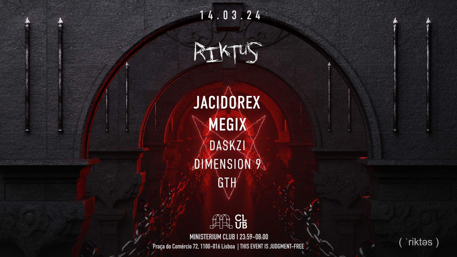 Riktus with Jacidorex (Portugal Debut) - フライヤー表