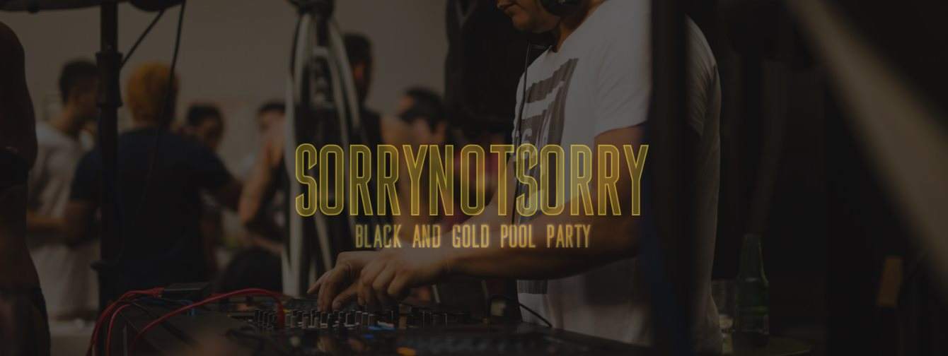 Sryntsry - Black and Gold Pool Party - フライヤー表
