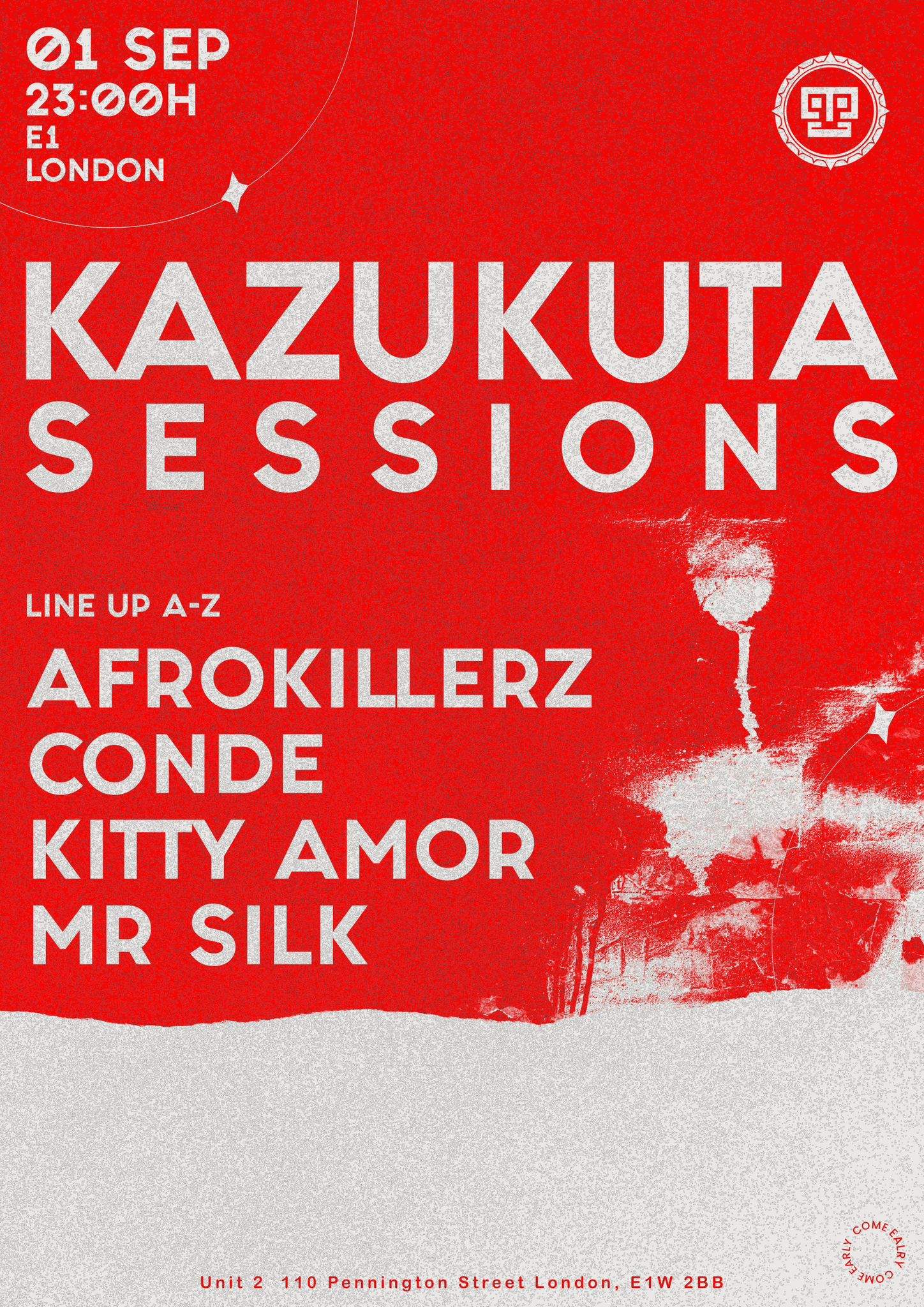 Kazukuta Sessions : AfroKillerz, Conde, Kitty Amor, Mr Silk - Página frontal