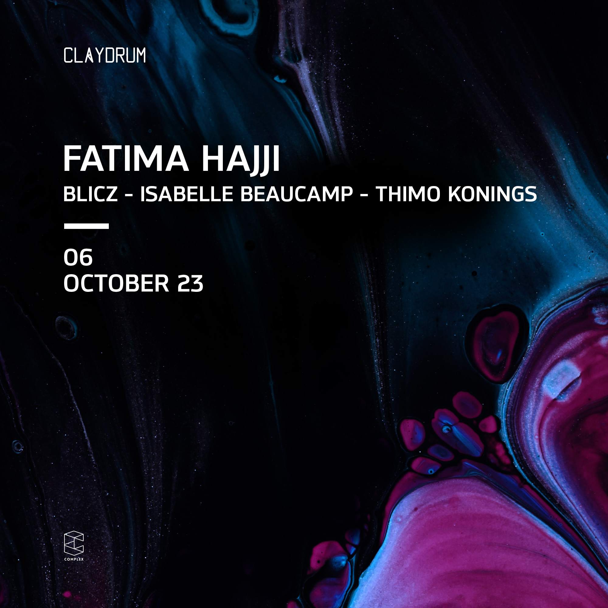 Claydrum presents Fatima Hajji - Página frontal