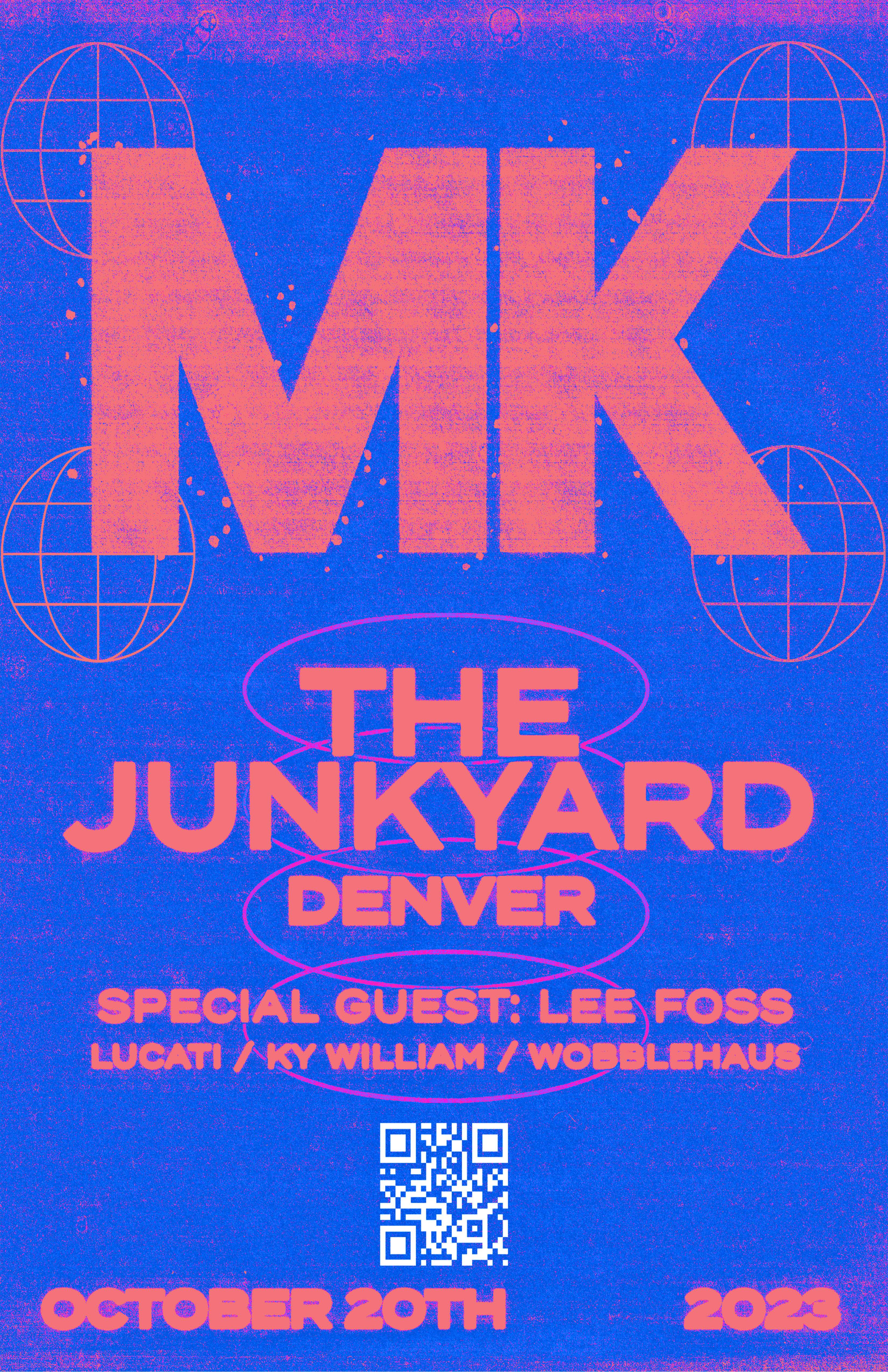 MK at The JunkYard - フライヤー表