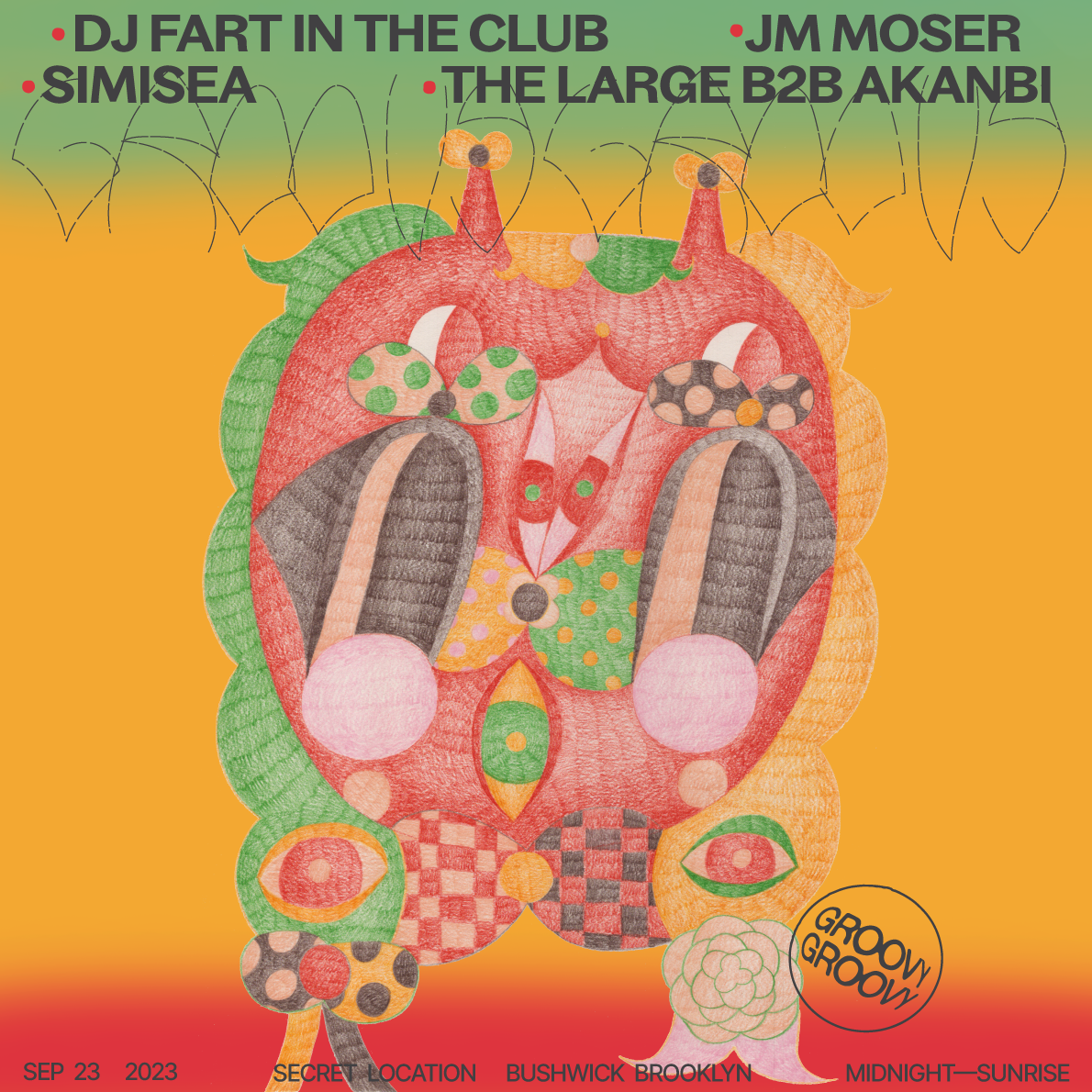 GROOVY GROOVY — DJ Fart In the Club, JM Moser, Simisea, The Large & Akanbi - Página frontal