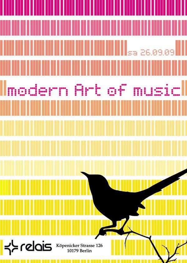 Modern Art Of Music - フライヤー表