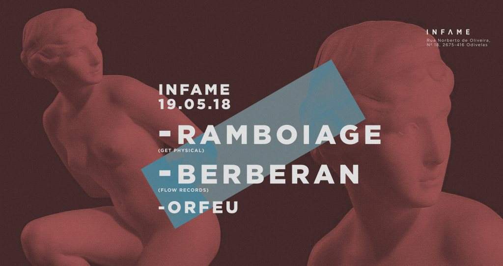 Infame - Ramboiage, Berberan, Orfeu - フライヤー表