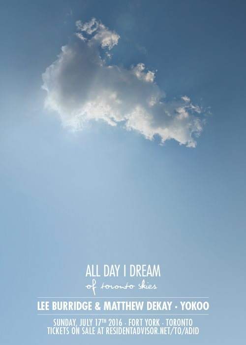 All Day I Dream of Toronto Skies - Página frontal