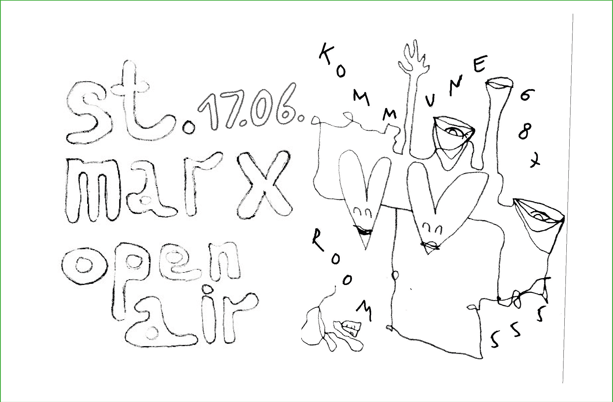 st marx open air - フライヤー表