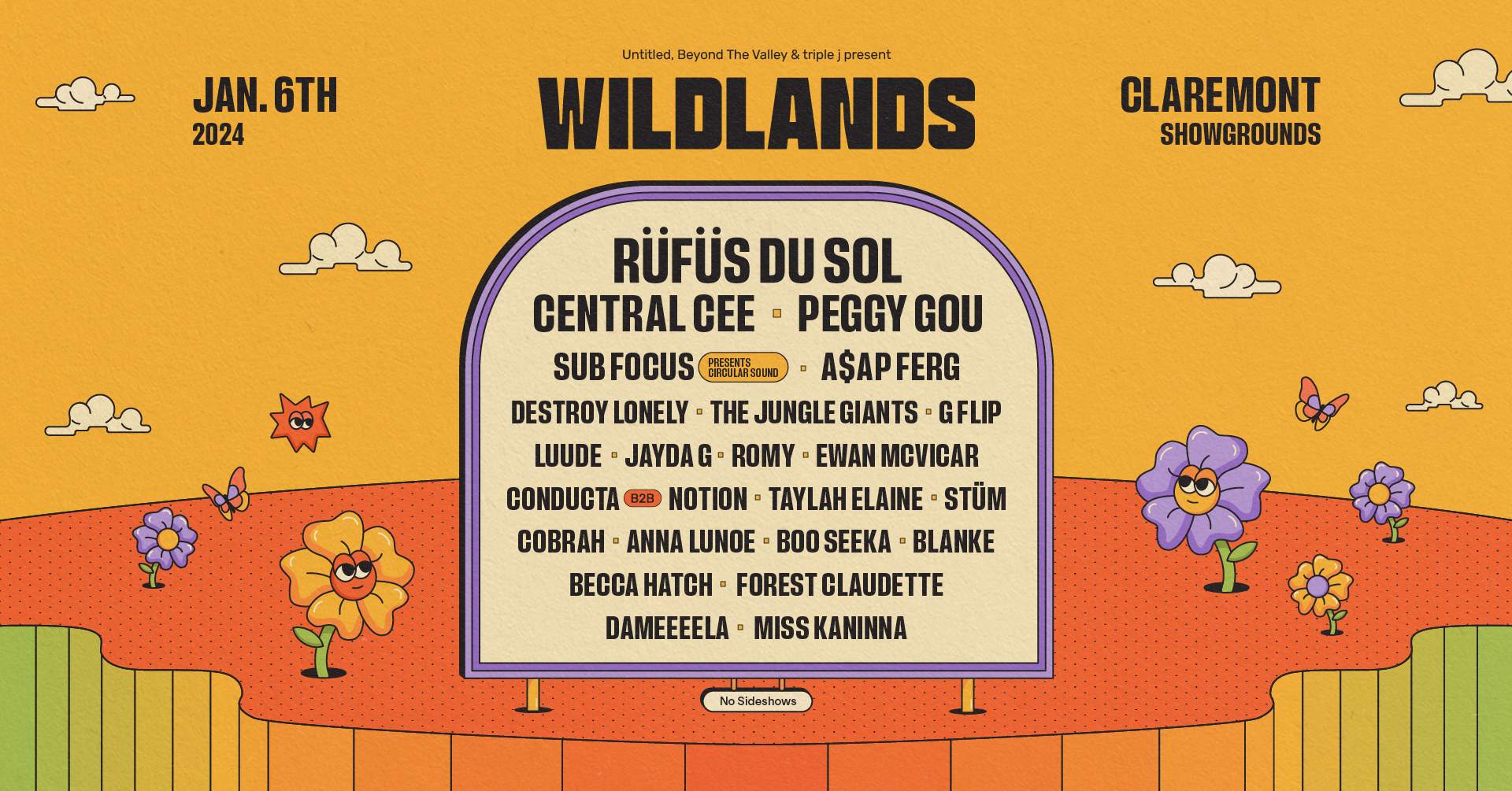 Wildlands Festival 23/24 - Perth - Boorloo - Página frontal