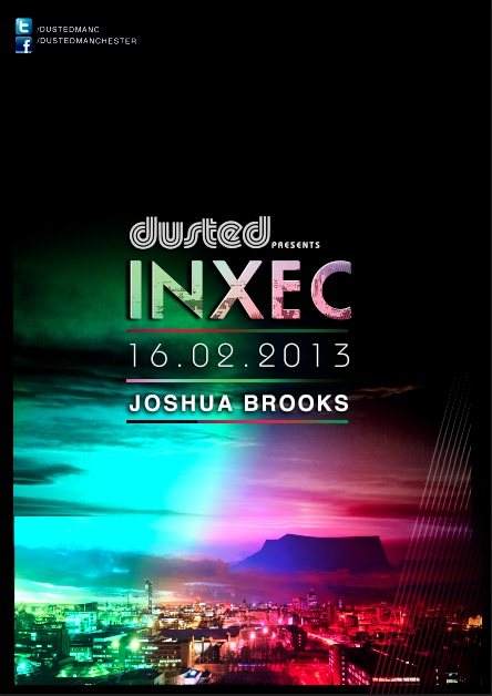 Dusted presents Inxec - フライヤー表
