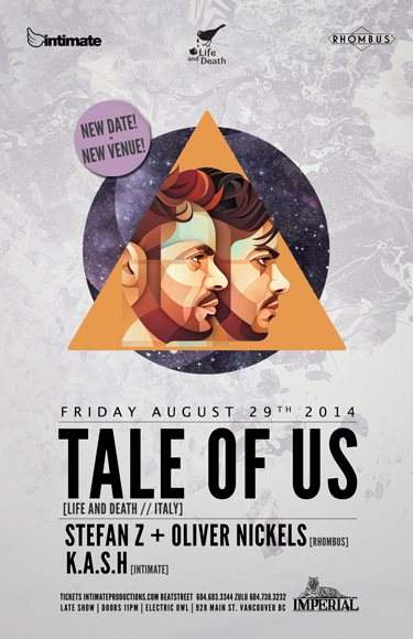 Tale Of Us: Intimate Productions - Rhombus - Página frontal