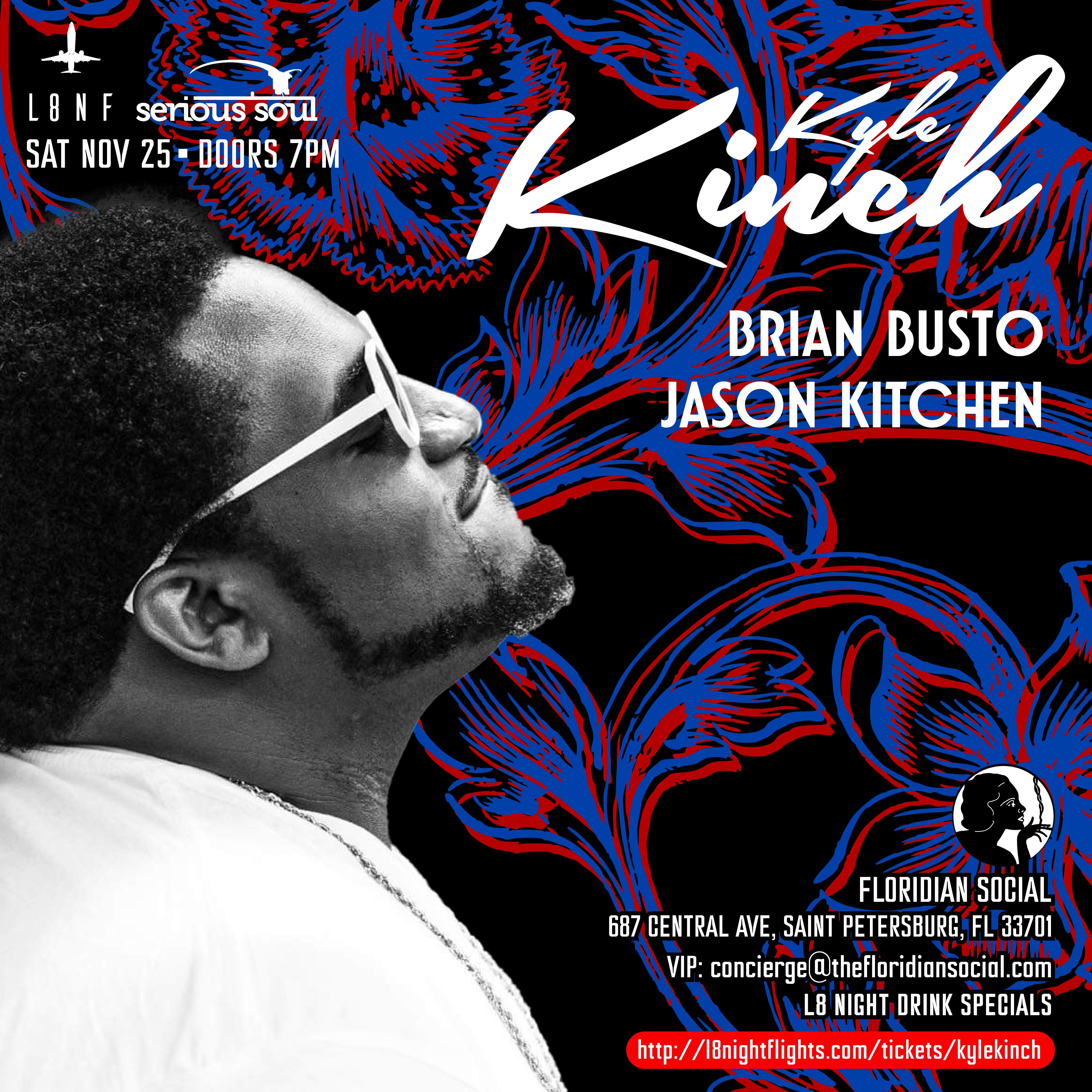 Kyle Kinch Brian Busto Jason Kitchen at The Floridian Social - フライヤー表