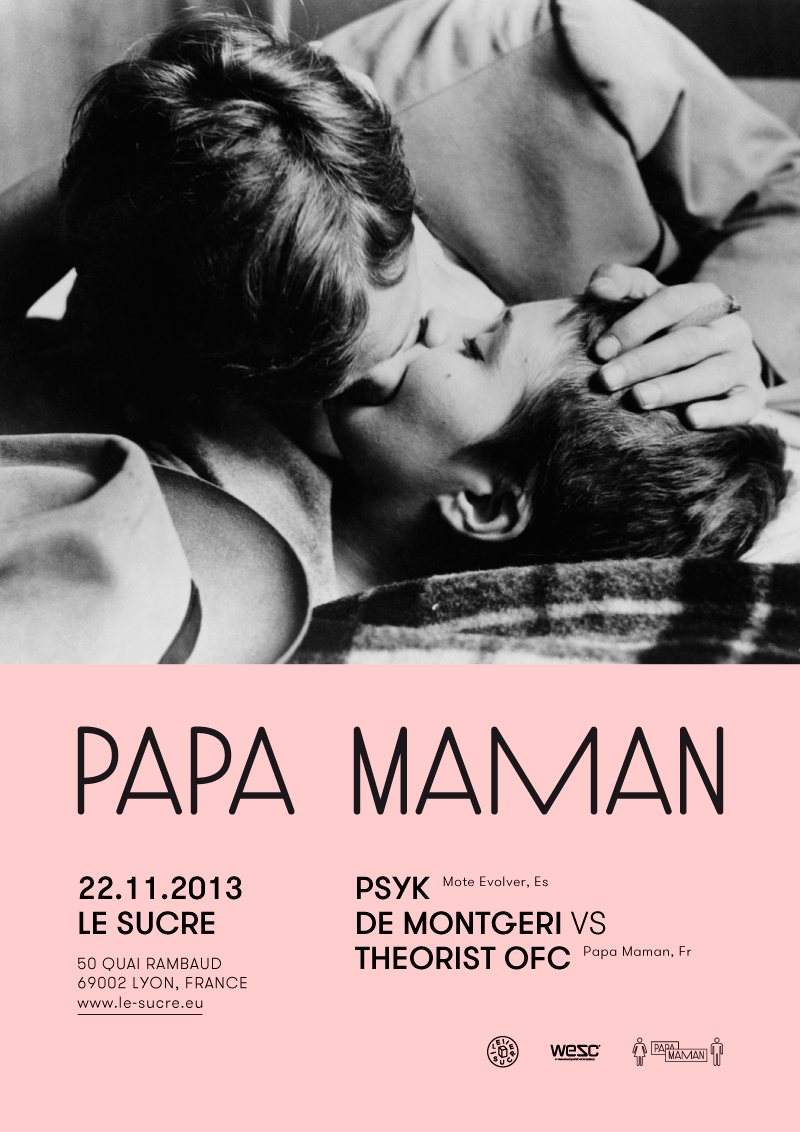 Papa Maman present Psyk Theo de Montegeri & Theorist OFC - Página frontal