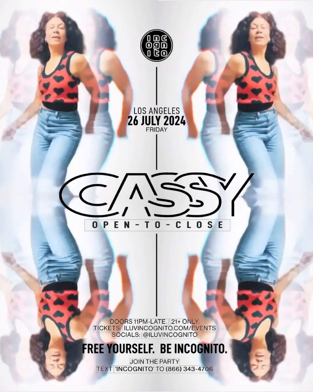 INCOGNITO presents Cassy (Open-to-Close) - Página frontal