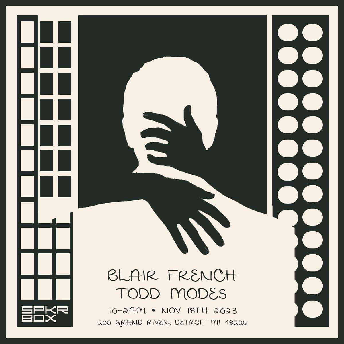 Blair French & Todd Modes - フライヤー表
