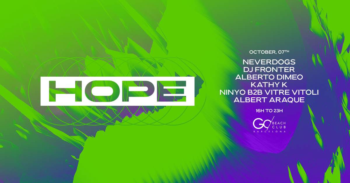 HOPE pres. Pool Party with Neverdogs / DJ Fronter / Alberto Dimeo - フライヤー裏
