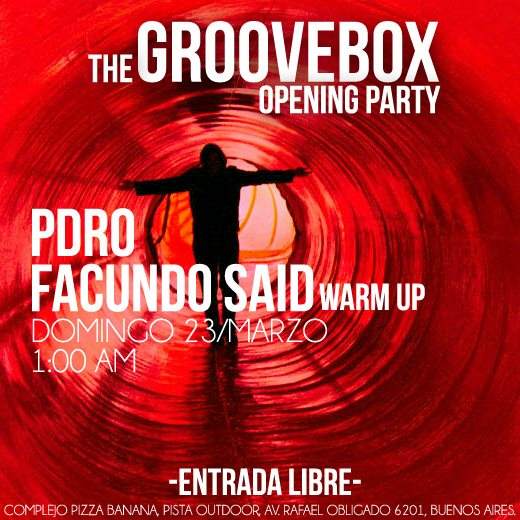 The Groovebox: Opening Party - Página frontal