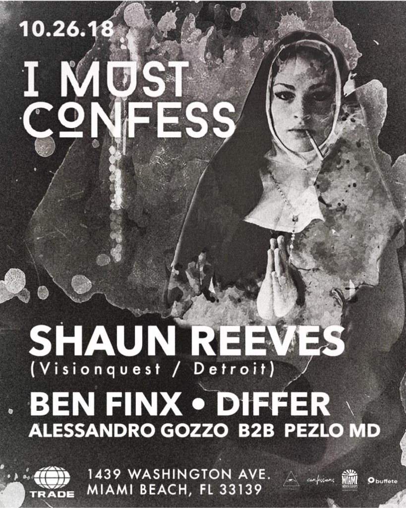 I Must Confess with Shaun Reeves - Halloween Edition - Página frontal