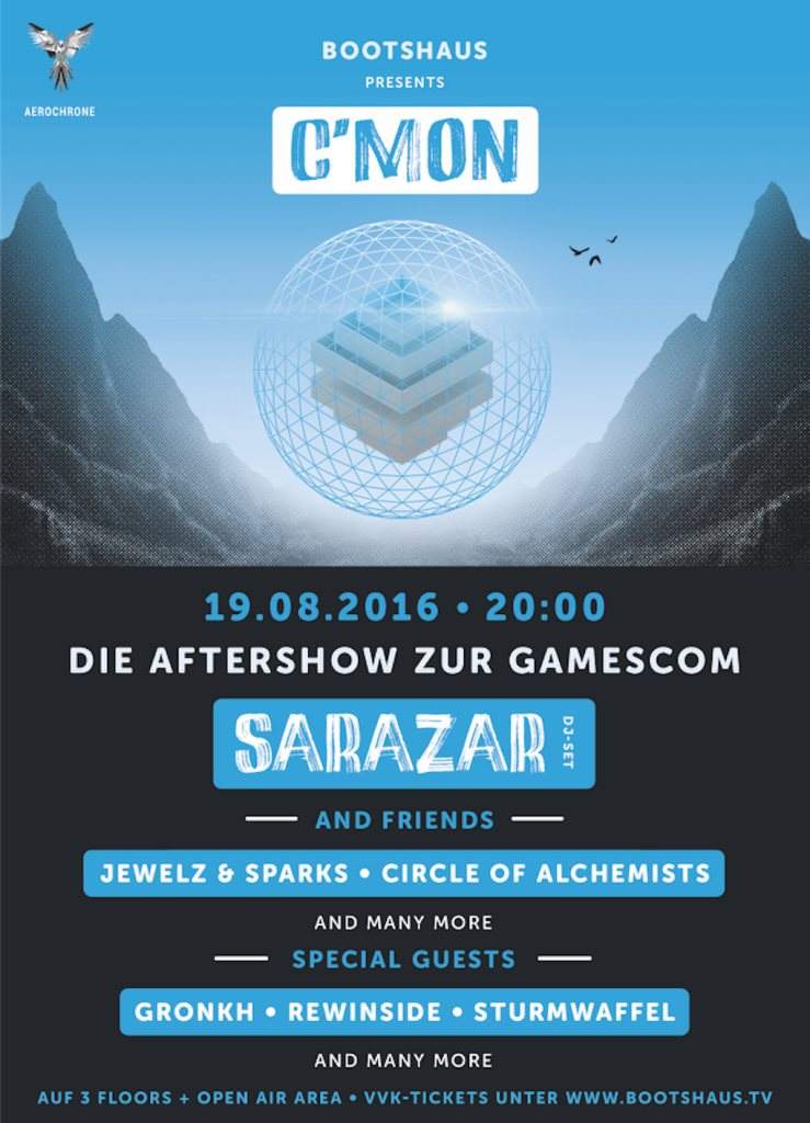 Sarazar & Friends • Jewelz & Sparks // at C'MON die Aftershow zur Gamescom - Página frontal