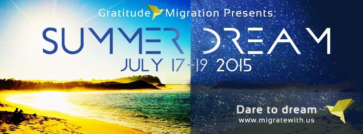 Gratitude Migration: Summer Dream - Página frontal