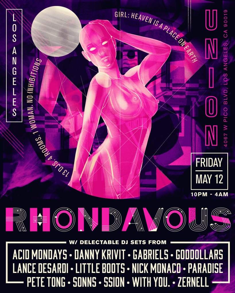 Rhondavous with Acid Mondays, Danny Krivit, SONNS, Pete Tong, Nick Monaco & More - Página frontal