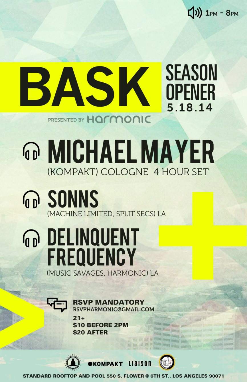 Bask 'Season Opener' with Michael Mayer - Página frontal