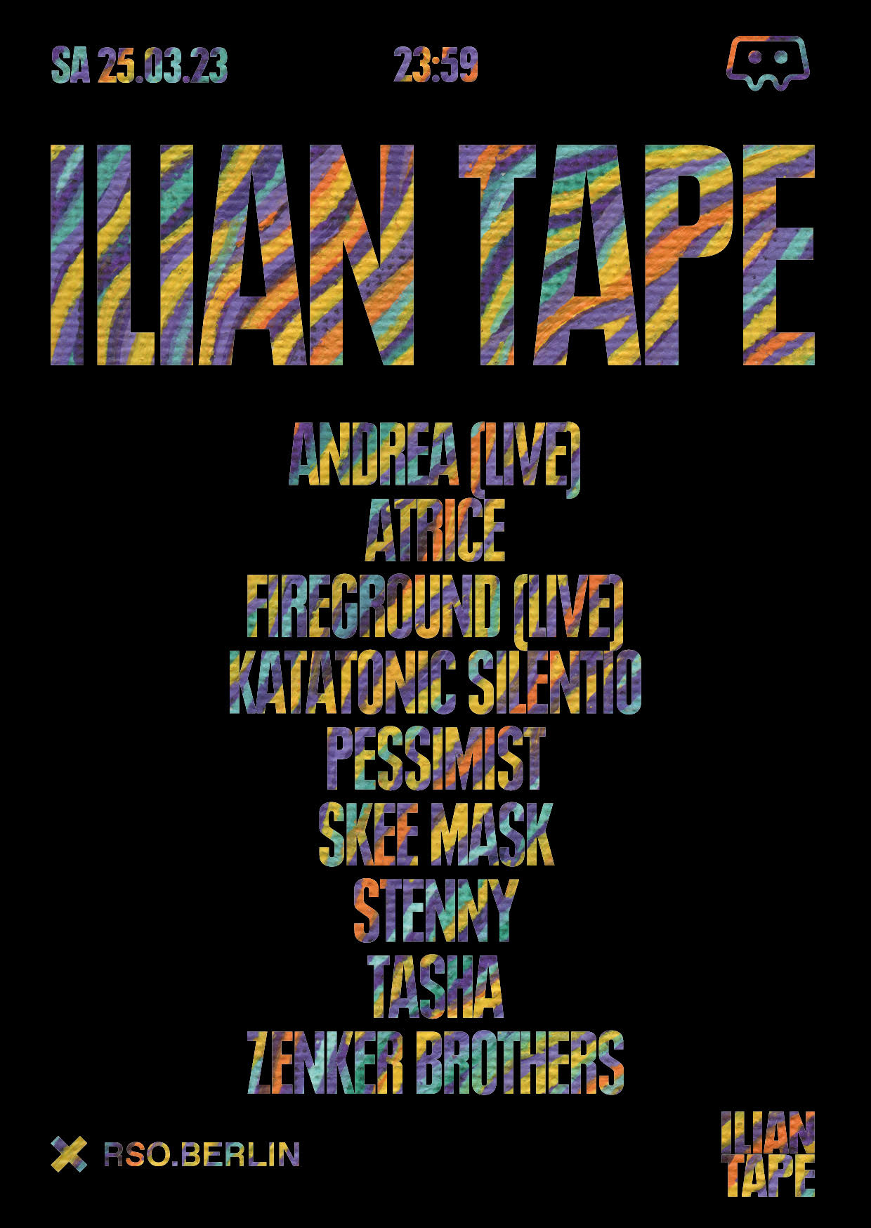 XFORM x Ilian Tape with Skee Mask, Atrice, DJ Stingray, Fireground, Pessimist & Zenker Brothers - フライヤー表