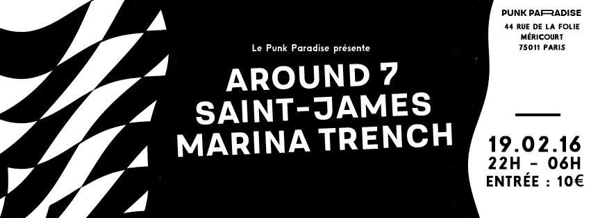 Punk Paradise: Around7, Saint-James & Marina Trench - Página frontal
