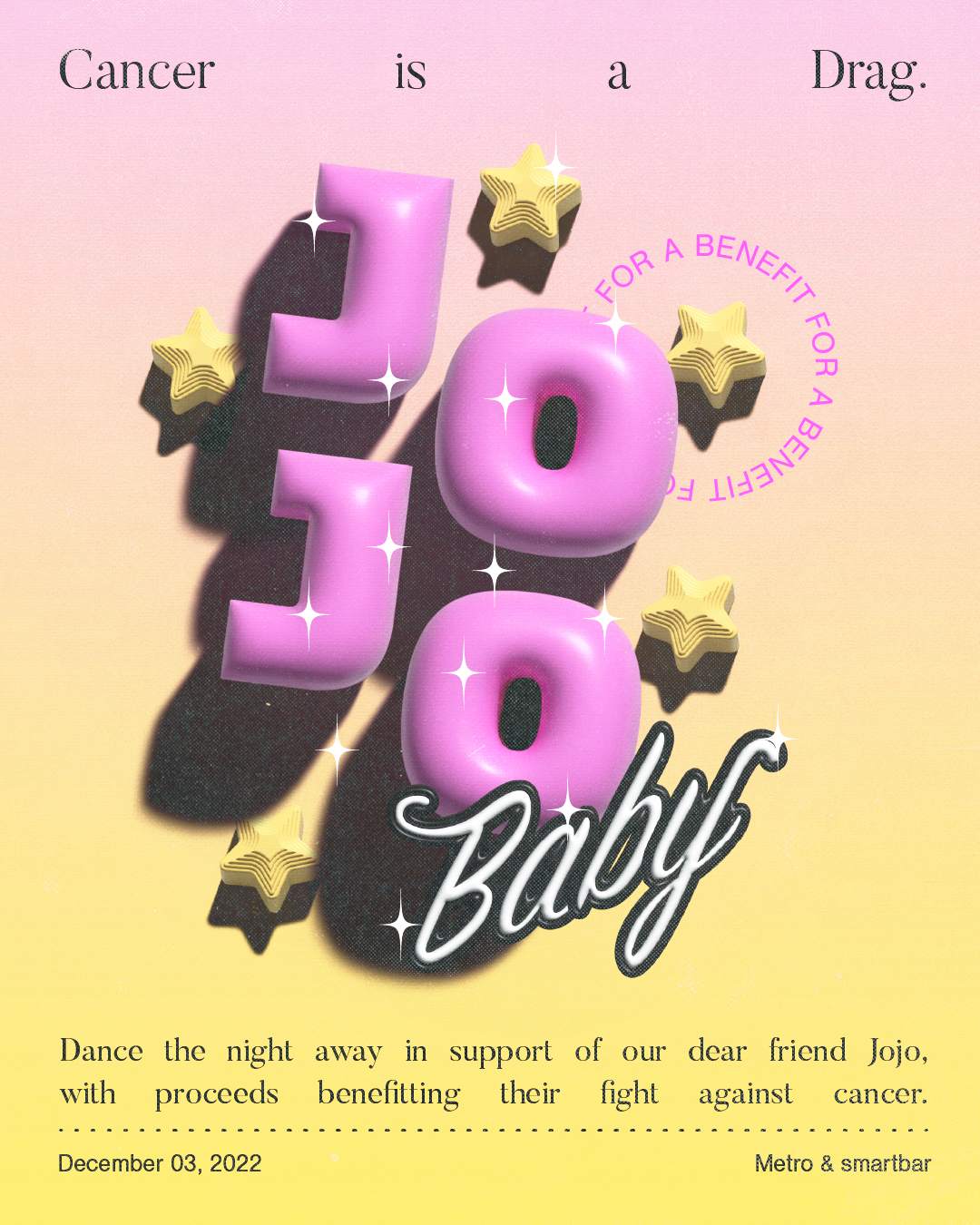 Cancer Is A Drag: A Benefit for Jojo Baby - Página frontal
