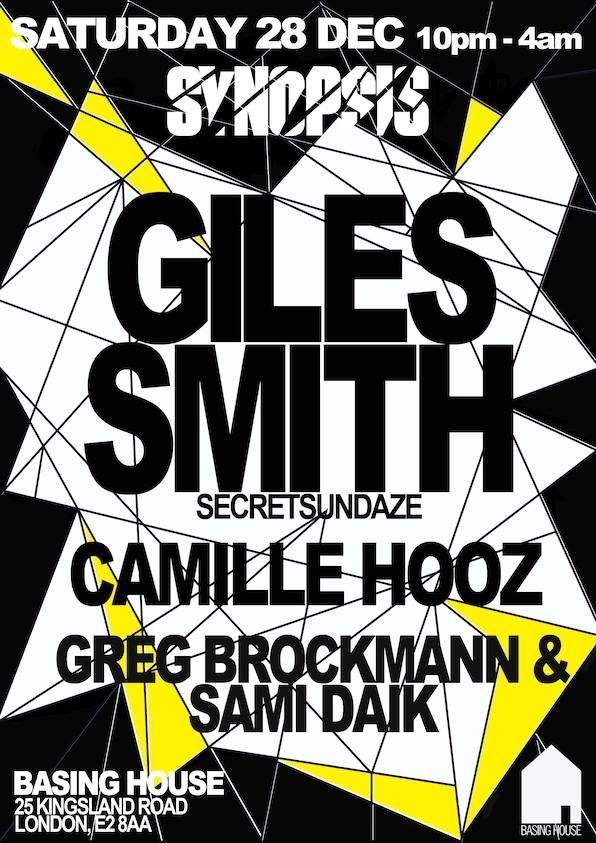 Synopsis Part 9 with Giles Smith (Secret Sundaze) - フライヤー表
