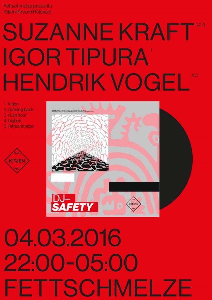Kitjen 004 Release with Suzanne Kraft, Igor Tipura, Hendrik Vogel - Página frontal