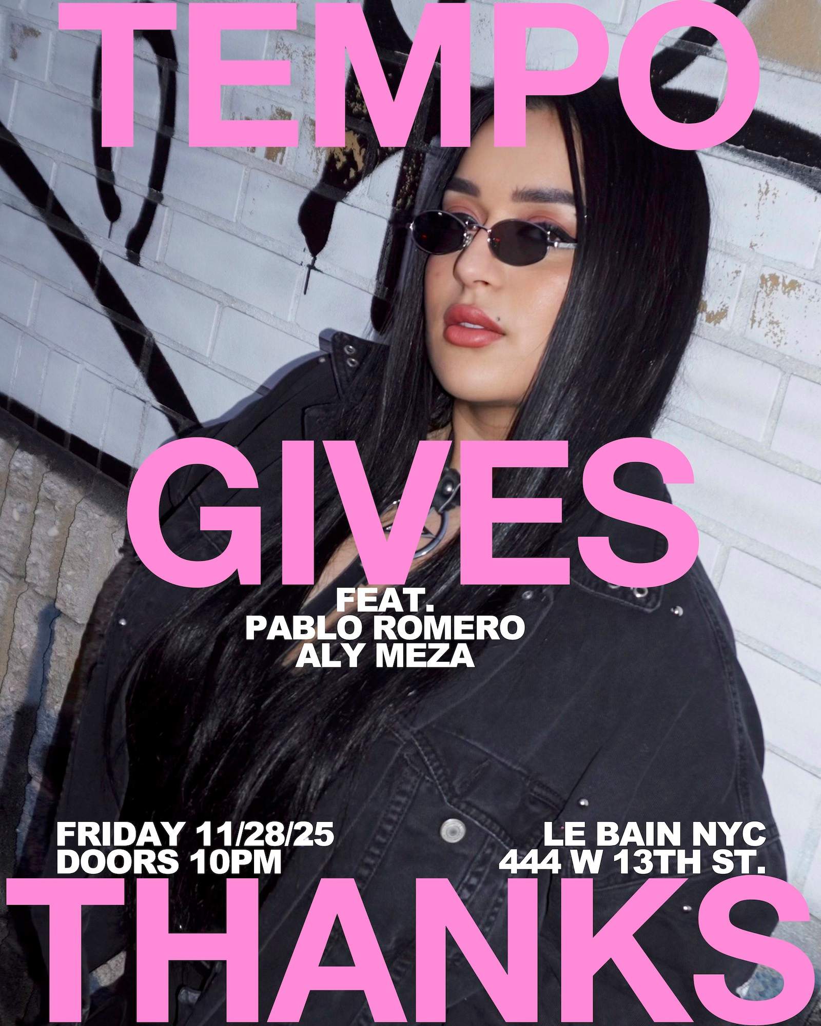 TEMPO GIVES THANKS feat. Pablo Romero & Aly Meza at Le Bain, New York City