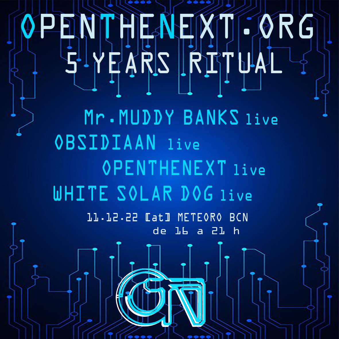 Openthenext - [5 Aniversario] - Página trasera
