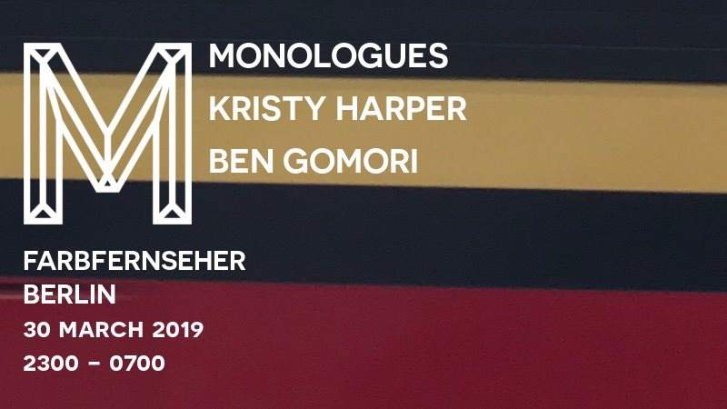 Monologues with Kristy Harper & Ben Gomori - Página frontal